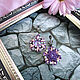 Bridal earrings made of beads and rhinestones MOUNTAIN LAVENDER. Earrings. Juliya Laborera. My Livemaster. Фото №6