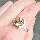 Кольцо с Цитрином серебро 925. Кольца. Jeweller -Danil. Ярмарка Мастеров.  Фото №10