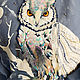 Order Warm Hoodie Oversize Polar Owl Sweatshirt with hand embroidery large. Karina-bro. Livemaster. . Sweatshirts Фото №3