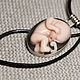 Fetus - в ожидании чуда (девочка), серебро 925. Подвеска. Галина Гайсина. Интернет-магазин Ярмарка Мастеров.  Фото №2