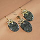 The pendant and earrings of the Ammonites 'Golden Lotus', Jewelry Sets, Moscow,  Фото №1