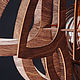 Деревянный светильник Лилия палисандр, подвесная люстра из дерева. Потолочные и подвесные светильники. Деревянные светильники Woodshire (woodshire). Интернет-магазин Ярмарка Мастеров.  Фото №2