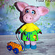 Pig Proshka. Stuffed Toys. Nina Rogacheva 'North toy'. Online shopping on My Livemaster.  Фото №2