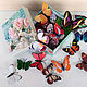 Large set of butterflies. Interior elements. Oksana. Online shopping on My Livemaster.  Фото №2