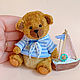 Маленькие игрушки. Мишка. Мишки Тедди. РУССКИЙ МИШКА (rusteddybear). Ярмарка Мастеров.  Фото №7