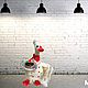 Повар Гусь. Войлочная игрушка. NataliA. Ярмарка Мастеров.  Фото №4