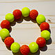 Bracelet 'Juicy fruit', Bead bracelet, Moscow,  Фото №1