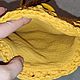 Круглая вязаная сумка. Сумка через плечо. Razinstas. Интернет-магазин Ярмарка Мастеров.  Фото №2