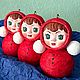 Ватные ёлочные игрушки "Неваляшки" лот №3. Елочные игрушки. 'Вата не виновата'. Ярмарка Мастеров.  Фото №7