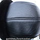 Заказать Мужская ушанка из меха норки и натуральной кожи Пилот. Мастерская Мери. Ярмарка Мастеров. . Шапка-ушанка Фото №3