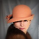 Дамская шляпка "Искушенная" из коллекции "Холли", Шляпы, Химки,  Фото №1