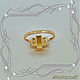Ring 'BAGUETTE' gold 585 with natural citrines. Rings. MaksimJewelryStudio. My Livemaster. Фото №4