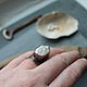 Кольцо с жемчугом медное. Кольца. NadyaBriJewelry. Ярмарка Мастеров.  Фото №5