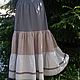 No. №128 Linen sundress skirt scarf. Sundresses. Olga V. Kazarinova. Online shopping on My Livemaster.  Фото №2