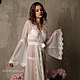 Полупрозрачный пеньюар с кружевом F-10. Халаты. Apilat wedding dresses and lingerie. Интернет-магазин Ярмарка Мастеров.  Фото №2