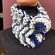Openwork collar WEIGHTLESSNESS Italian yarn. Snudy1. homemade_knitwear. My Livemaster. Фото №6
