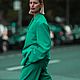 Сатиновый хлопок ALTA MODA. Цвет мятный. Ткани. Mariteks  Итальянские  ткани. Интернет-магазин Ярмарка Мастеров.  Фото №2