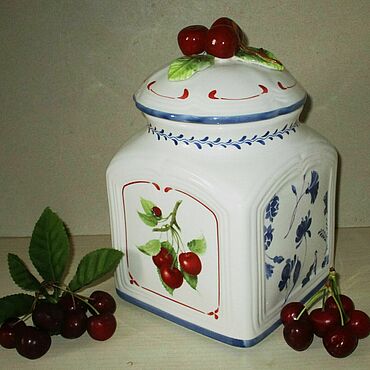 Винтаж ручной работы. Ярмарка Мастеров - ручная работа Винтаж: Для сыпучих продуктов Villeroy  Boch. Handmade.