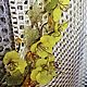 Tiebacks: Pick-up for curtains 'Apple blossom lemon'. Grips for curtains. PROFIDecor - CURTAINS. My Livemaster. Фото №4