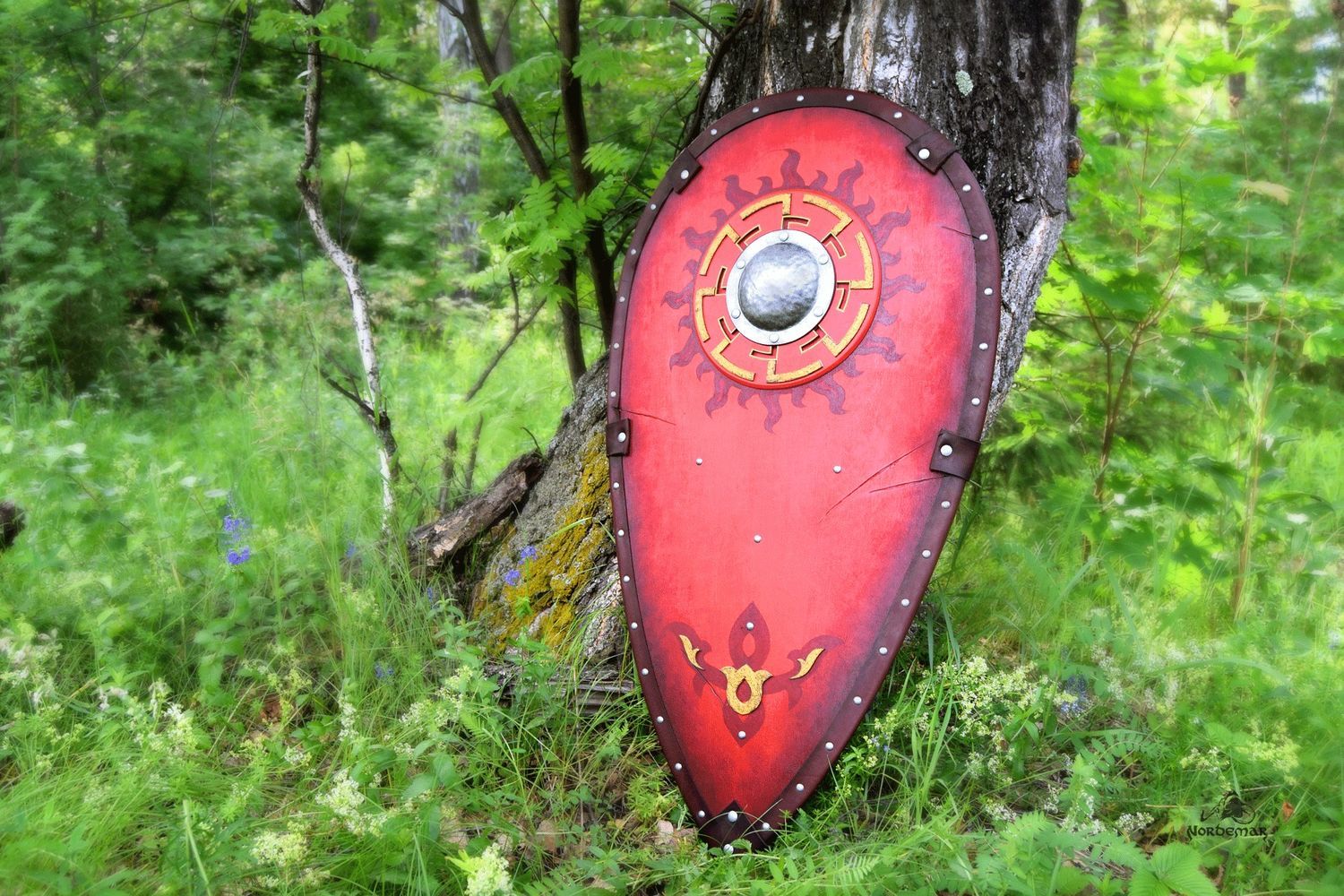 Славянский щит. Коловрат (110 см). Интерьерный, декоративный в интернет ...