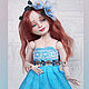 Шарнирная кукла (из флюмо, размер 30 см). Шарнирная кукла. Шишкина Нина / irni_dolls. Интернет-магазин Ярмарка Мастеров.  Фото №2