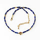 Collar de lapislázuli, collar de cadena de lapislázuli, cuentas de lapislázuli, Necklace, Moscow,  Фото №1