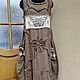 El vestido de la crisálida lino y la obsharpe, Dresses, Temryuk,  Фото №1