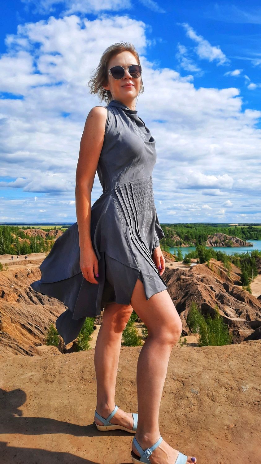 Платье из варёного шелка, Платья, Москва,  Фото №1