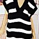 Handmade zebra vest, size 50-54. Vests. alena11-75. Online shopping on My Livemaster.  Фото №2