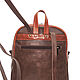  Backpack women's leather brown-red Melissa Mod. R. 28-622. Backpacks. Natalia Kalinovskaya. My Livemaster. Фото №4