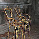 Order Wrought iron bar chair ' My Queen '. Forged Art. Livemaster. . Chairs Фото №3