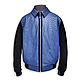 Order Men's jacket, made of genuine ostrich leather and suede!. SHOES&BAGS. Livemaster. . Mens outerwear Фото №3