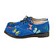 Shoes ' butterfly embroidery'. Shoes. Pelle Volare. Online shopping on My Livemaster.  Фото №2
