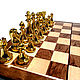  Шахматы Классика, 30x30 см., деревянные,фигуры металл. Шахматы. Альберт. Ярмарка Мастеров.  Фото №4