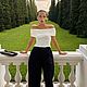 Идеальный трикотаж  для летних изделий от Gucci. Цвет пломбир. Ткани. Mariteks  Итальянские  ткани. Интернет-магазин Ярмарка Мастеров.  Фото №2
