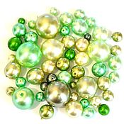 Материалы для творчества handmade. Livemaster - original item 20g Czech beads Mix Light Green Preciosa beads. Handmade.