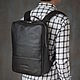Backpack leather men's 'Smart' (Brown), Backpacks, Yaroslavl,  Фото №1