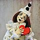 OOAK art doll Pierrot, Dolls, Krasnoznamensk,  Фото №1