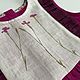 Льняное платье для девочки. Платье. Льняные радости (linen-heart). Ярмарка Мастеров.  Фото №5