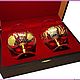 Order Men's cognac gift set z68. zlatiks2. Livemaster. . Wine Glasses Фото №3