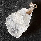 Украшения handmade. Livemaster - original item Petalite, crystal from Brazil 15 Ct., Silver pendant. Handmade.