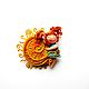 Brooch 'Girl and the Sun'. Brooches. ETNOMIR (ethnomir). Online shopping on My Livemaster.  Фото №2