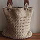 Bag-basket of jute 'Once upon a time'', Classic Bag, Kaluga,  Фото №1