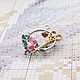 brooches: The Hoop with scissors, Brooches, Kostroma,  Фото №1