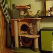 Пуфик домик для кошки