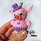 Runasimi pig keychain toy pendant. Stuffed Toys. sToryToys. My Livemaster. Фото №4