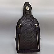 Сумки и аксессуары handmade. Livemaster - original item Shoulder bag made of genuine python leather, in two colors, to choose from.. Handmade.
