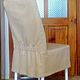 Covers for chairs, armchairs, banquettes and pillow-biscuit. Pillow. Gltextiledesign. My Livemaster. Фото №6