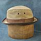 Summer beige cotton trilby hat TRL-06, Hats1, Moscow,  Фото №1