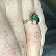 Order 1,71 ct VS Natural Emerald in women's 585 Gold Ring. Bauroom - vedic jewelry & gemstones (bauroom). Livemaster. . Rings Фото №3